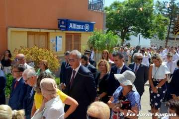 Telde rinde pleitesía a San Miguel en Valsequillo (Foto Francisco Javier Santana y TA)